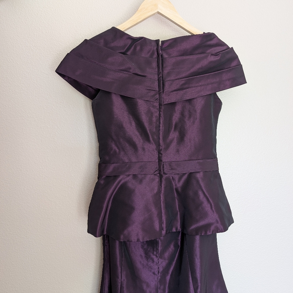 Alfred Angelo 7215 Mother of the Bride Dress Luxe Taffeta Evening Gown Set 4 - Picture 6 of 11